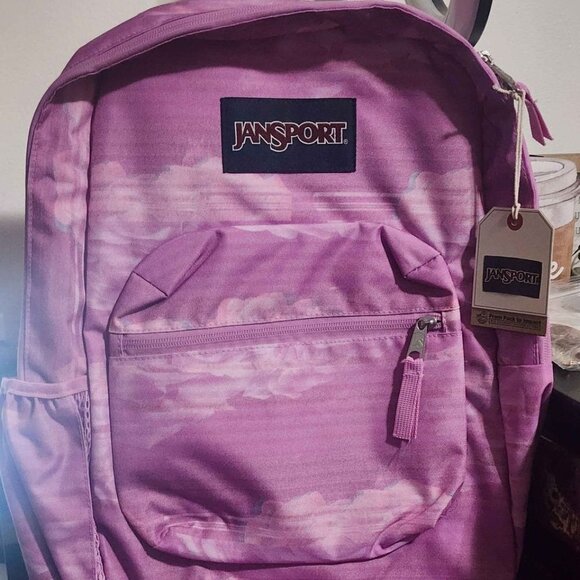 Brand New   Jansport Crosstown STATIC ROSE Bookbag - Picture 1 of 4